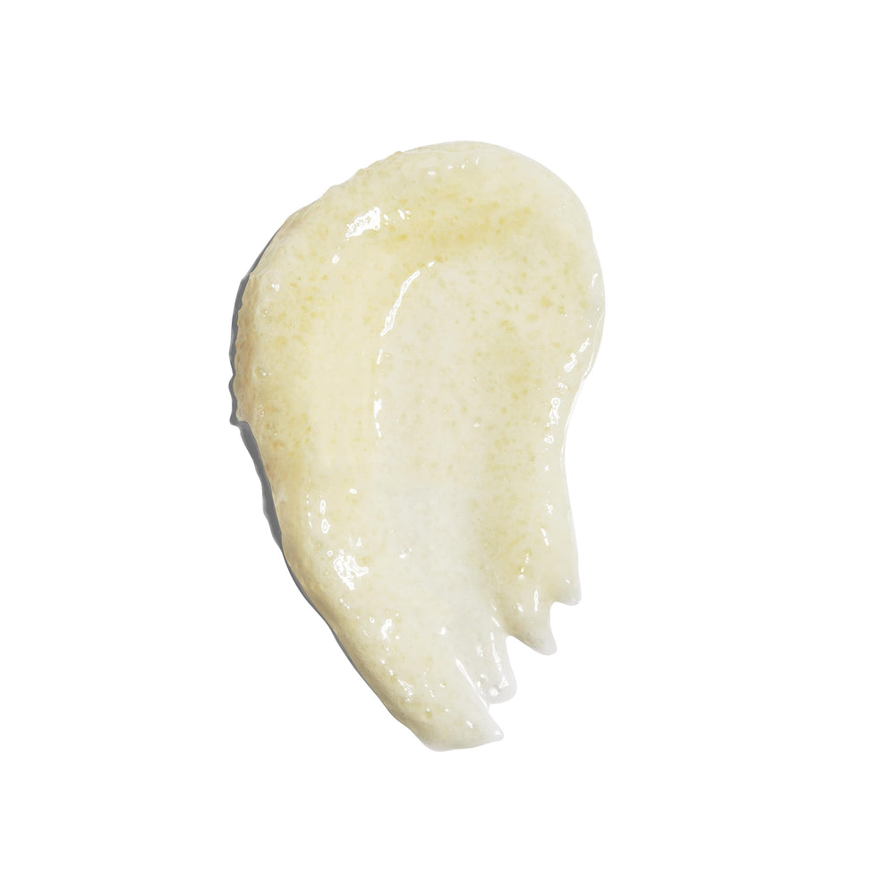 NatureLab.TOKYO Perfect Clean Scalp Scrub lather highlights exfoliating sugar crystals.