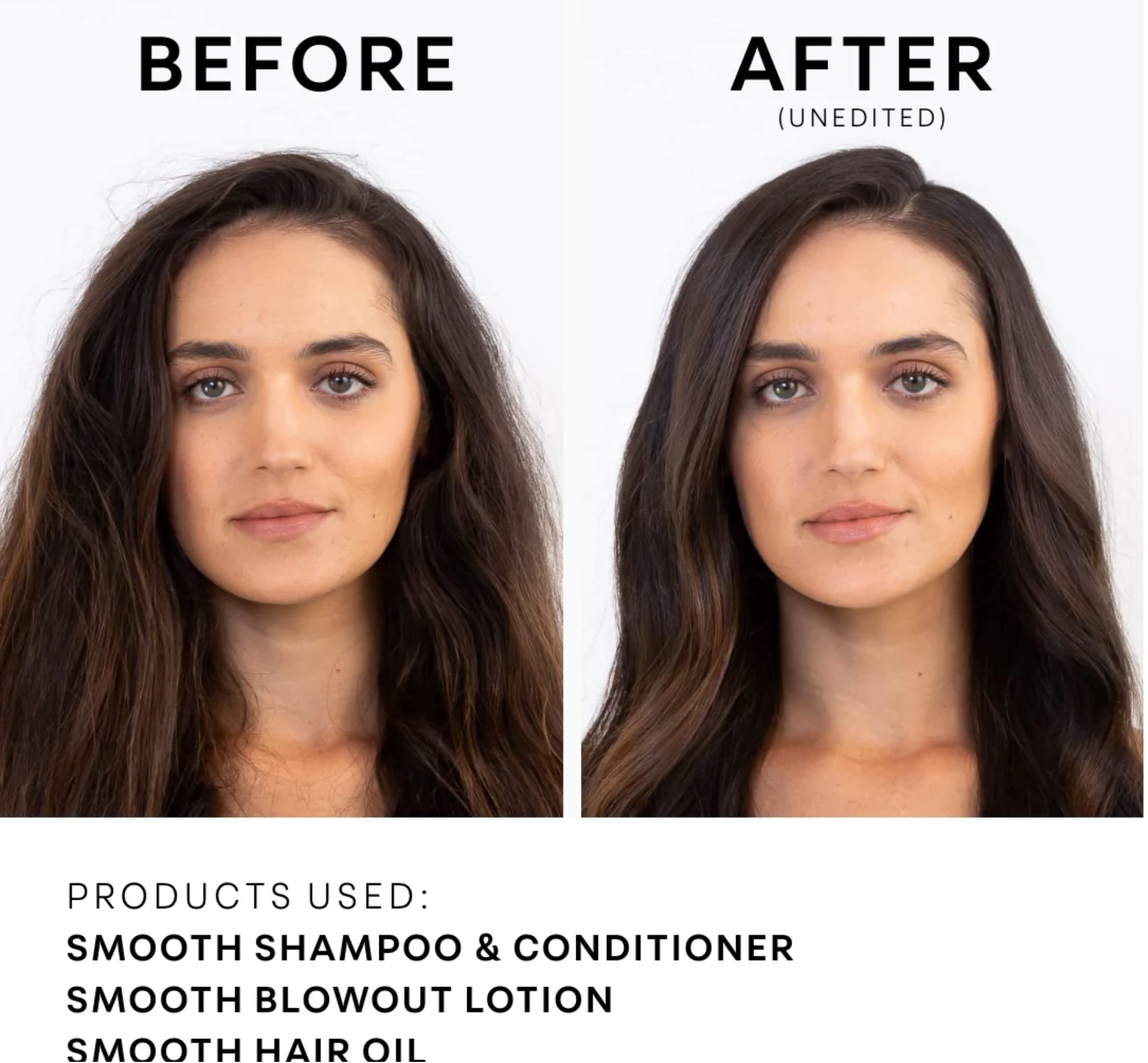 NatureLab Tokyo Perfect Smooth Conditioner bottle close-up highlights detangling and moisture.