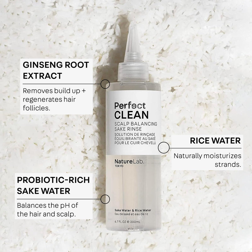 NatureLab.TOKYO Rice Water Hydration scalp highlights deep moisture