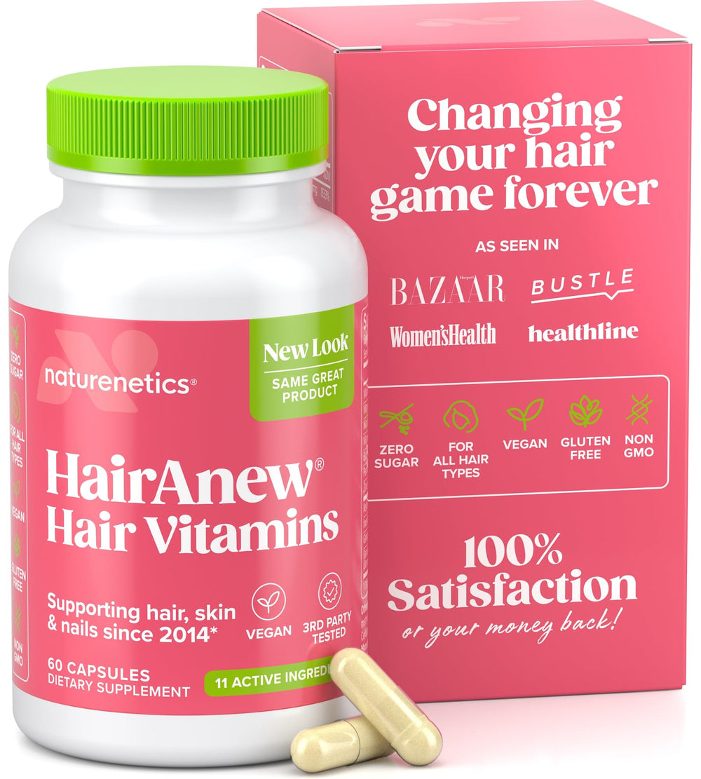 Naturenetics HairAnew bottle for daily hair support and routine