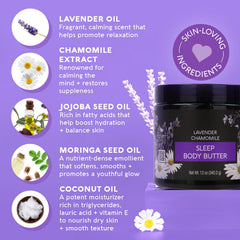 Nature's Beauty rich moisturizing butter closeup emphasizes shea, coconut, jojoba, moringa oils