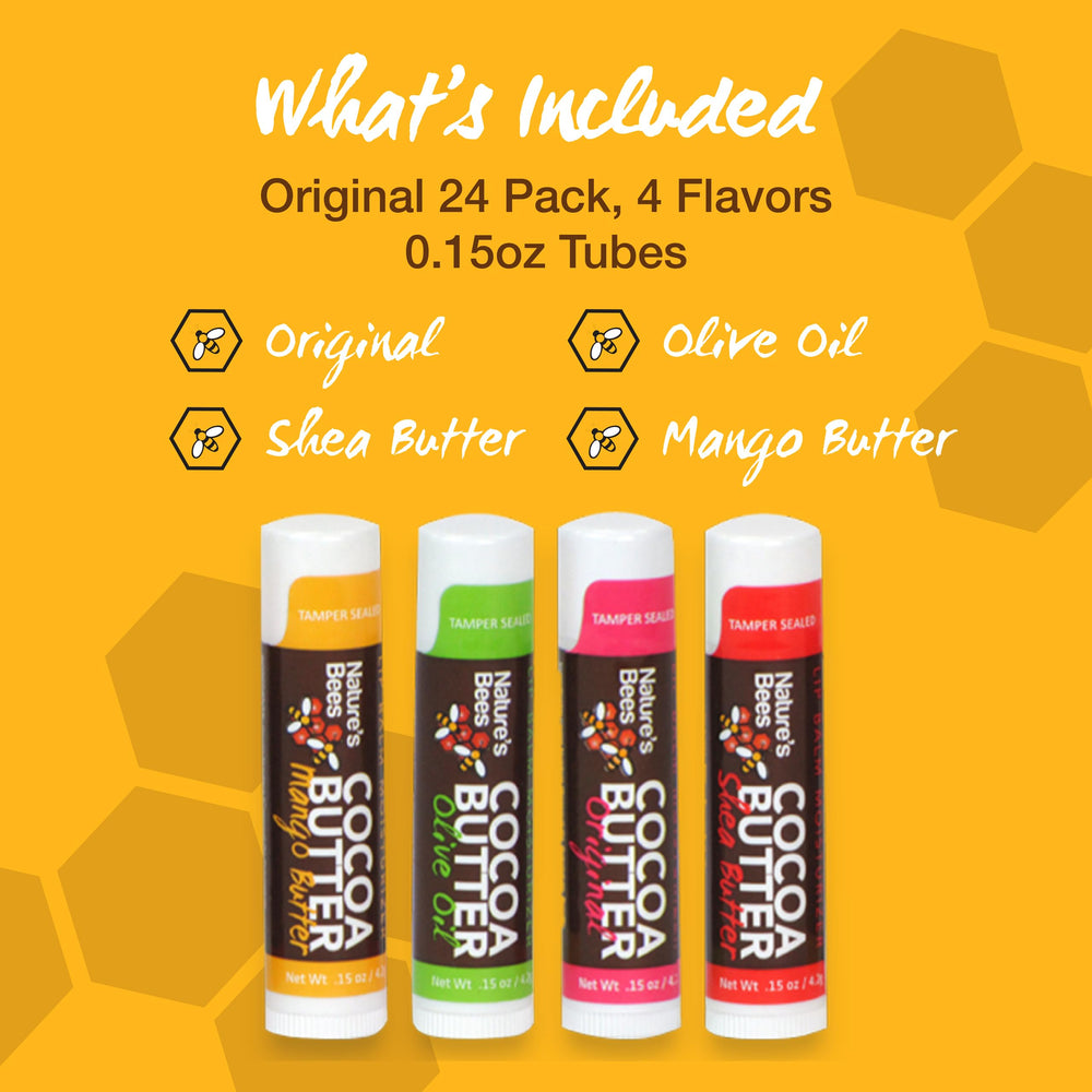Nature’s Bees Olive Oil lip balm tube for soft lips