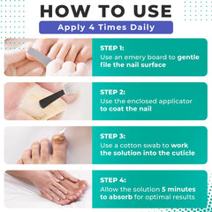 Nature’s NutriWave Kerassentials applied on nails and surrounding skin