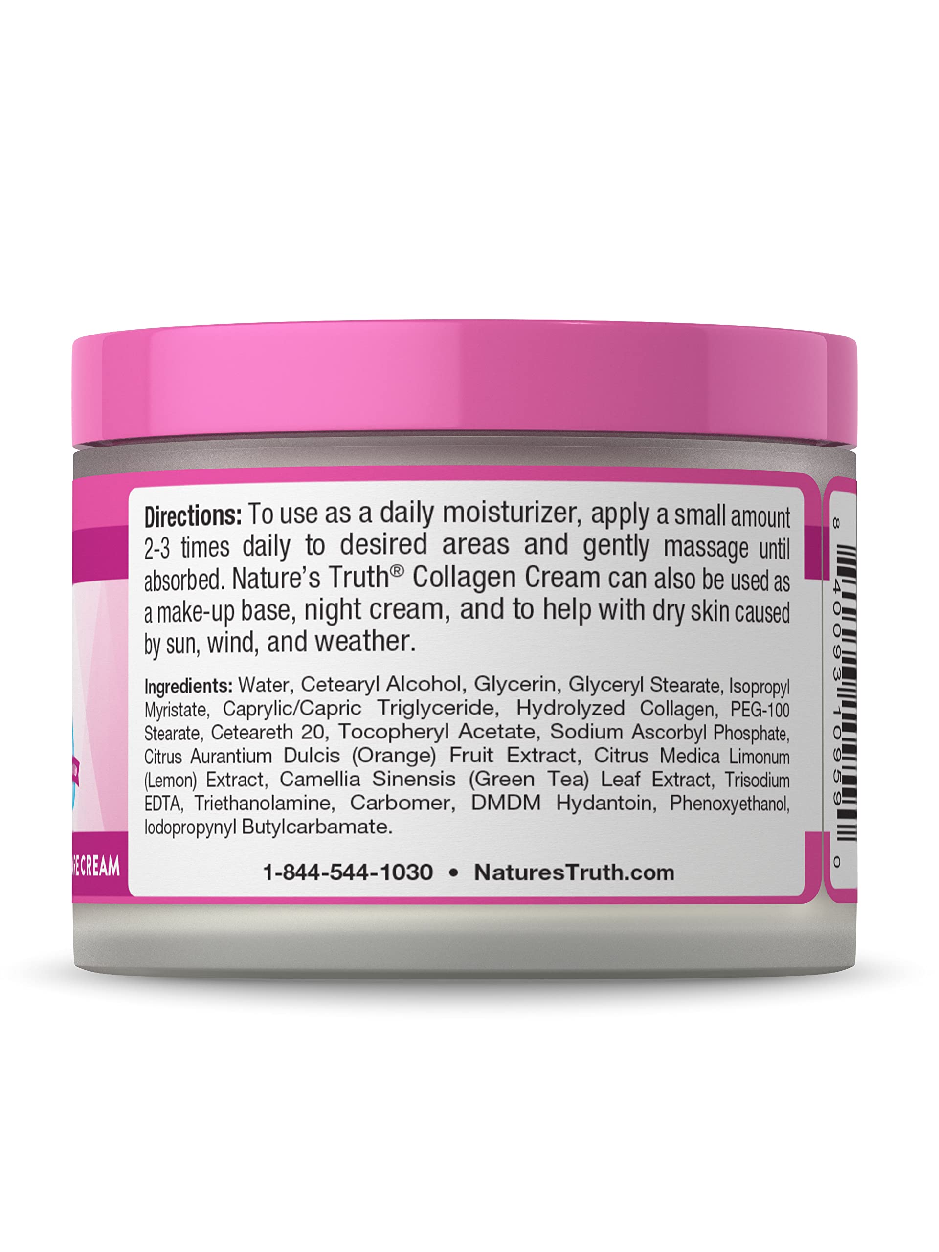 Nature's Truth Collagen Cream applied to the body for smooth, hydrated skin.