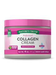 Nature's Truth Collagen Cream tub closeup for daily skin moisture.
