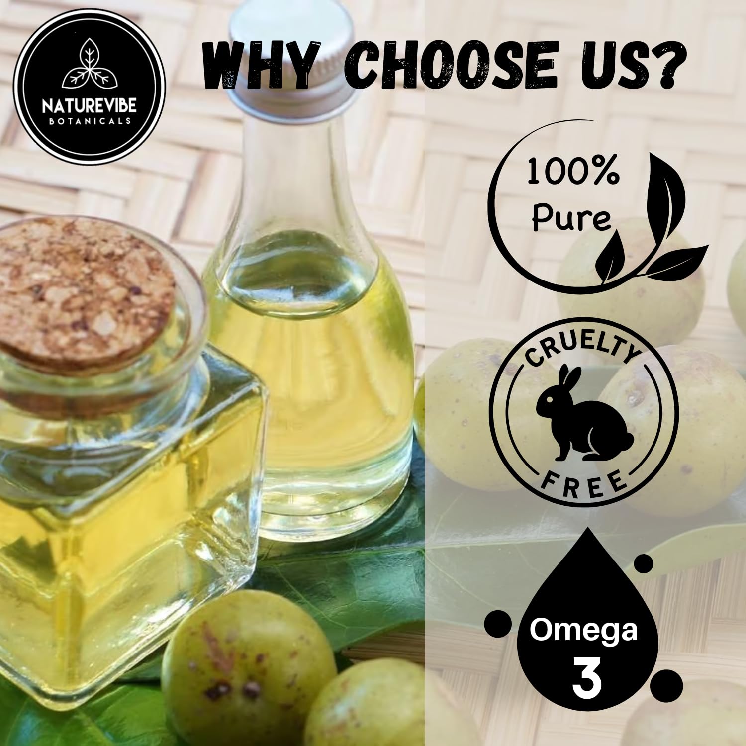 Naturevibe Botanicals Amla Oil quality inspected for freshness and potency