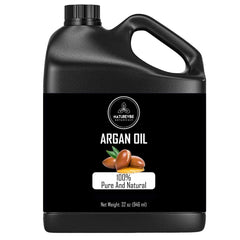Naturevibe Botanicals Argan Oil 32 oz bottle for skin and hair nourishment