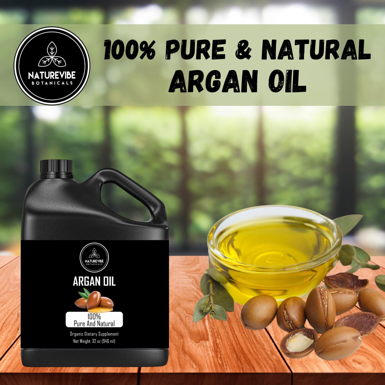 Naturevibe Botanicals Argan Oil hydration on the skin for a glow