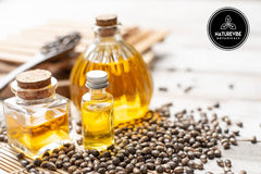 Naturevibe Botanicals castor oil label highlights hexane-free cold-pressed formula