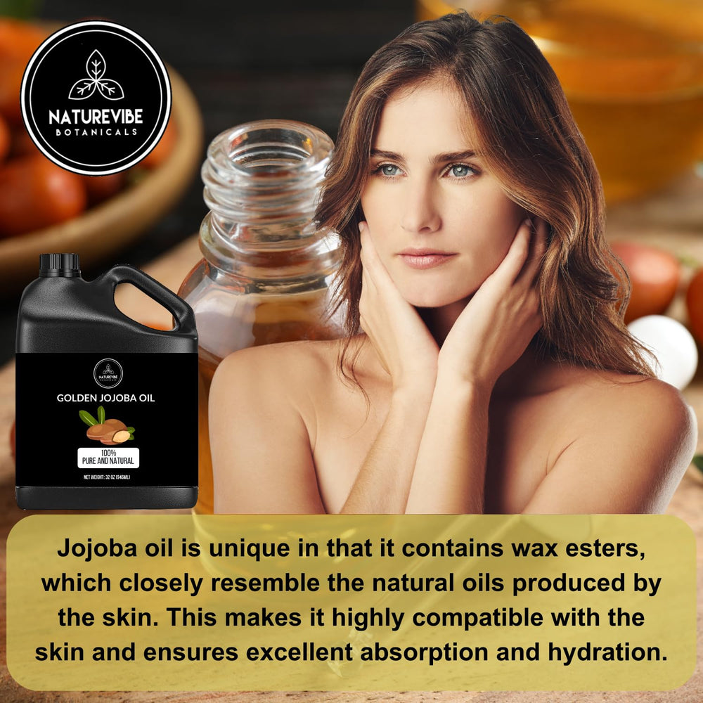 Naturevibe Botanicals jojoba oil scalp conditioner for balanced oil and smooth scalp