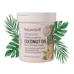 NatureWell Hydrate & Soften Cream in jar delivering intense hydration and luxurious feel