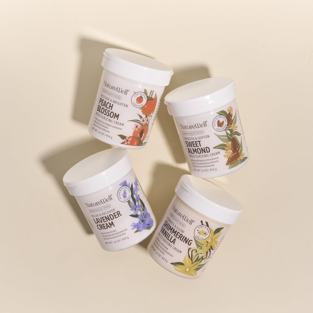 Nature Well velvety finish texture without greasiness and quick absorption.