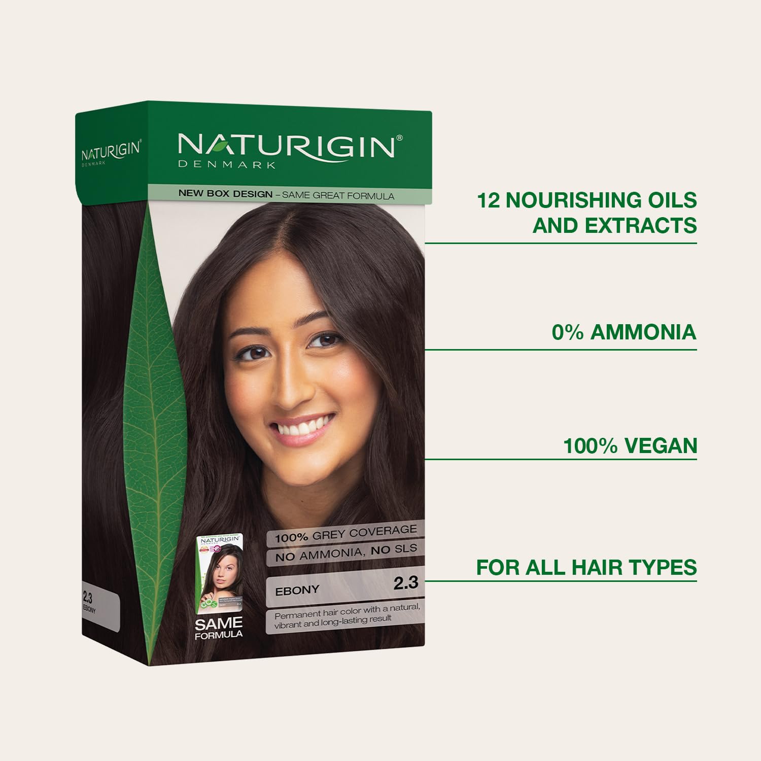 Naturigin Ebony Black activator bottle for easy, ammonia-free dye mixing.