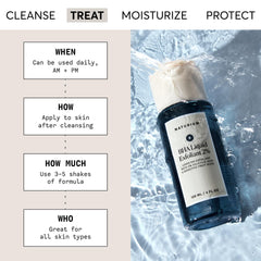 Naturium BHA Liquid Exfoliant pour closeup highlighting stability