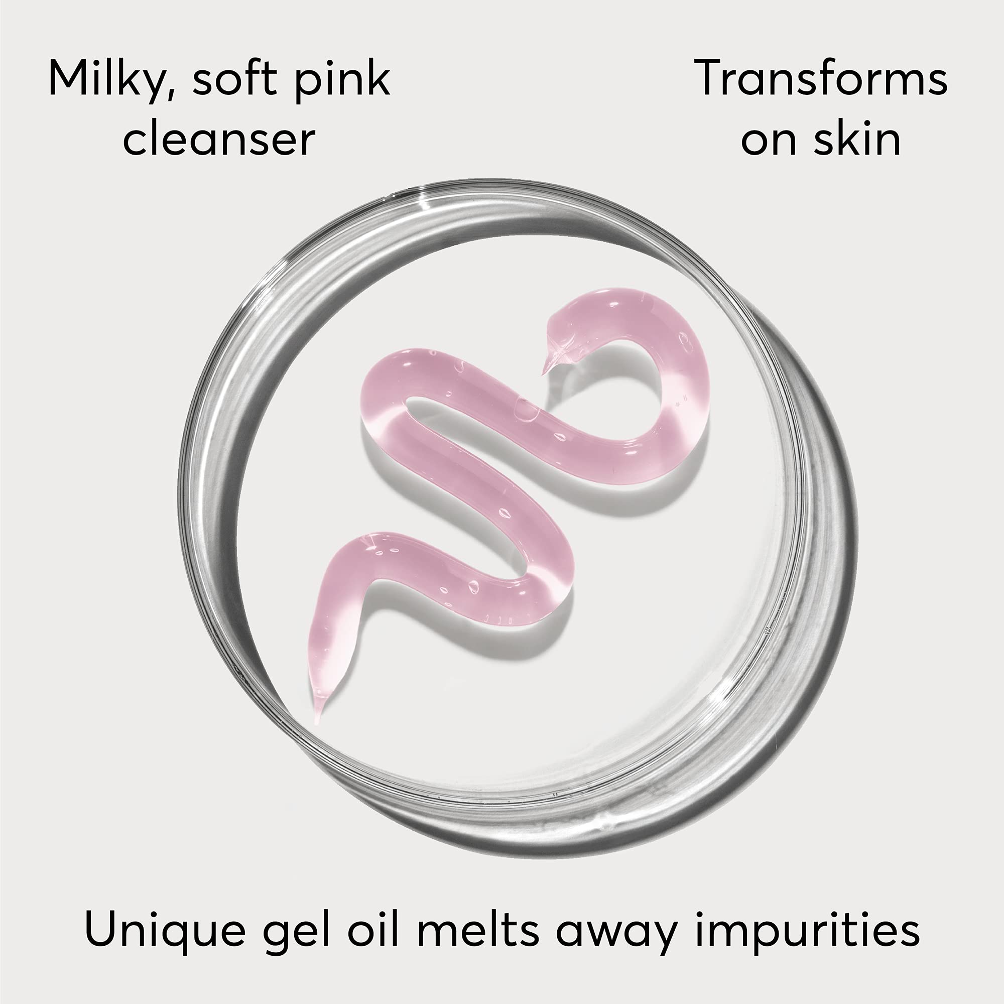 Naturium Camellia Creamy Cleansing Oil massaged onto the face for makeup removal.