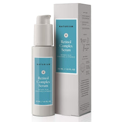 Naturium Retinol Complex Serum bottle front—potential for smoother, refined skin.