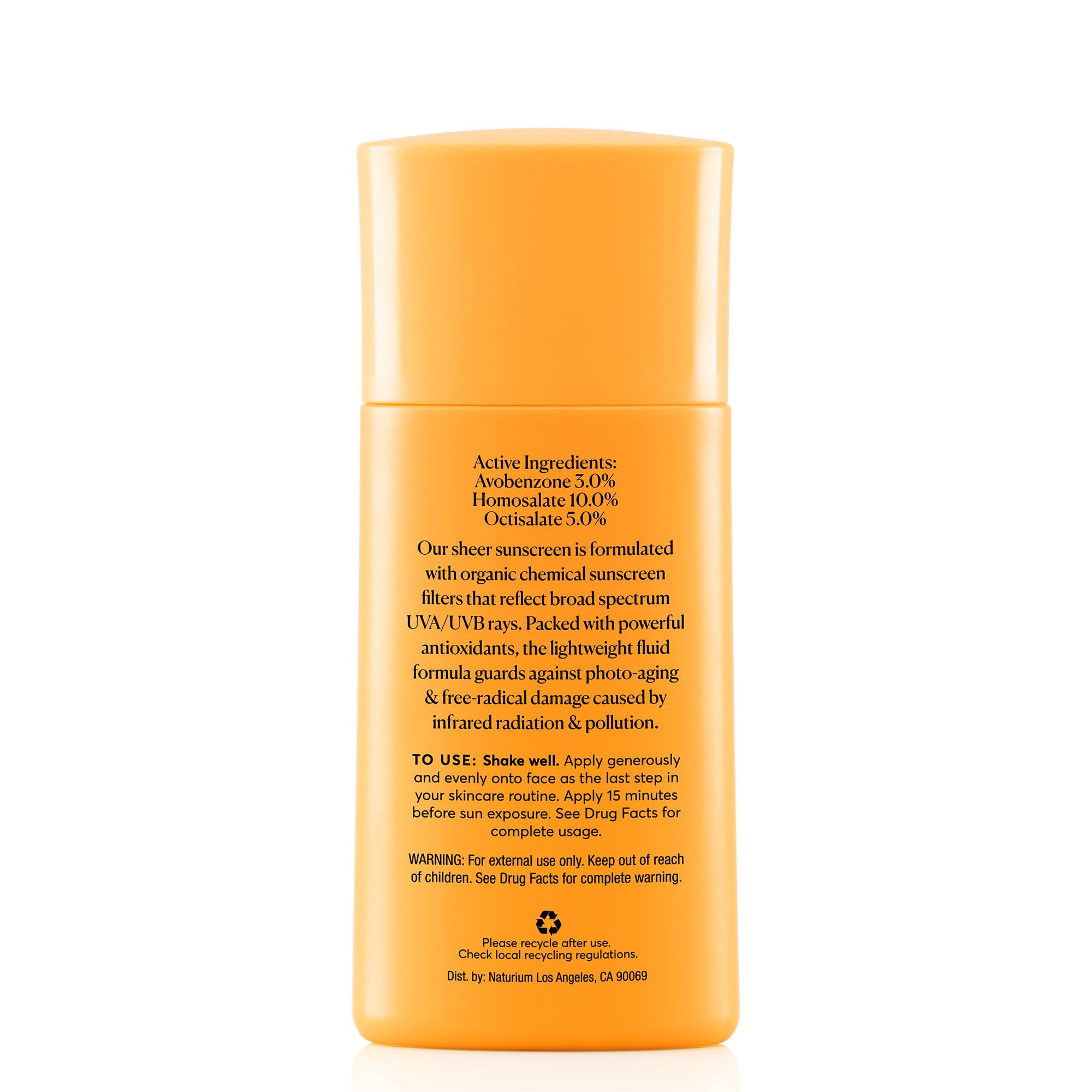Naturium UV Reflect icon set communicates vegan and cruelty-free credentials.