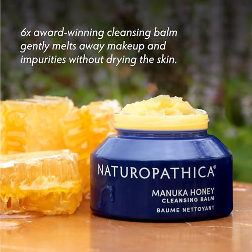 Naturopathica Manuka Honey Cleansing Balm application on skin for cleansing