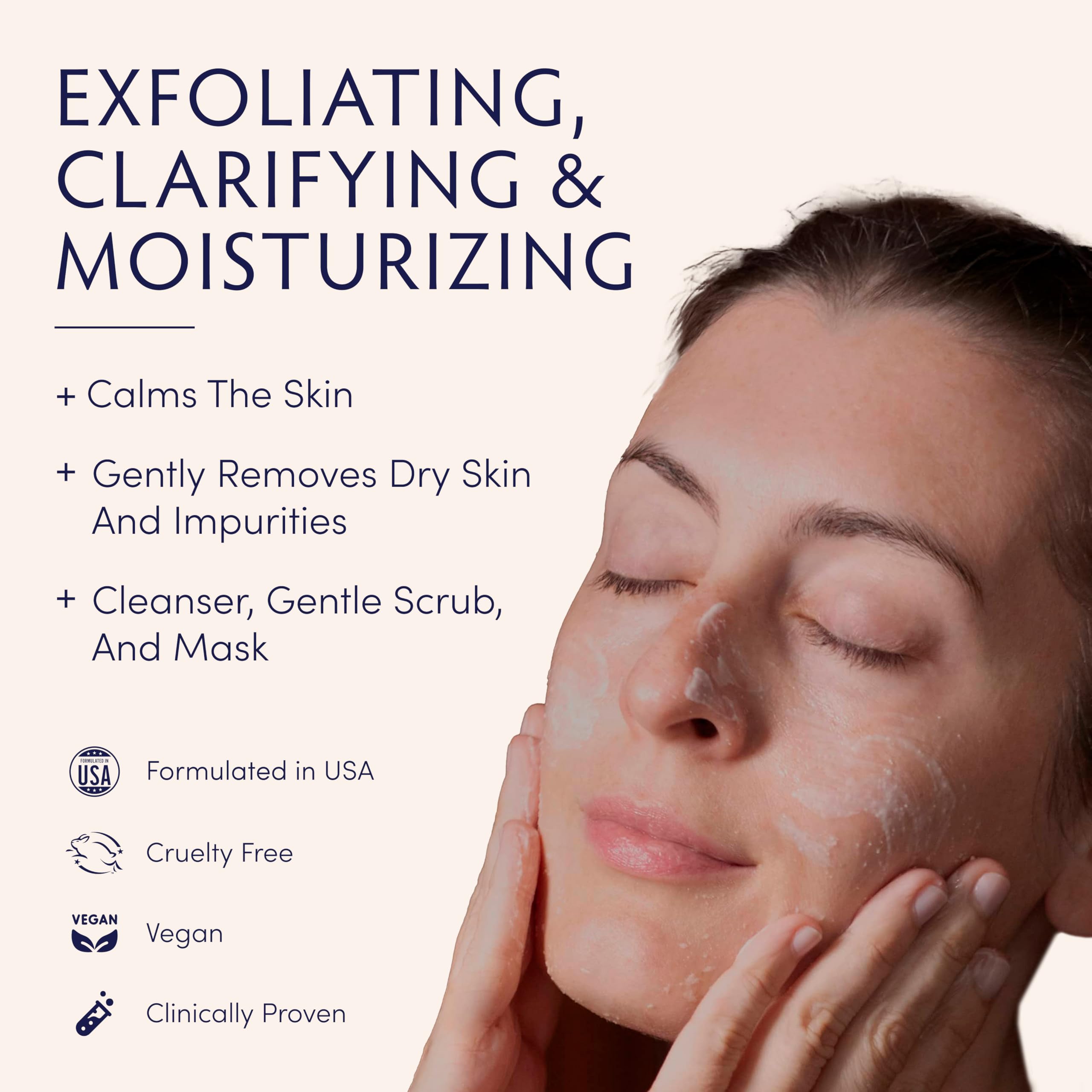 Naturopathica Oat Cleansing Polish being applied to hands for gentle cleanse