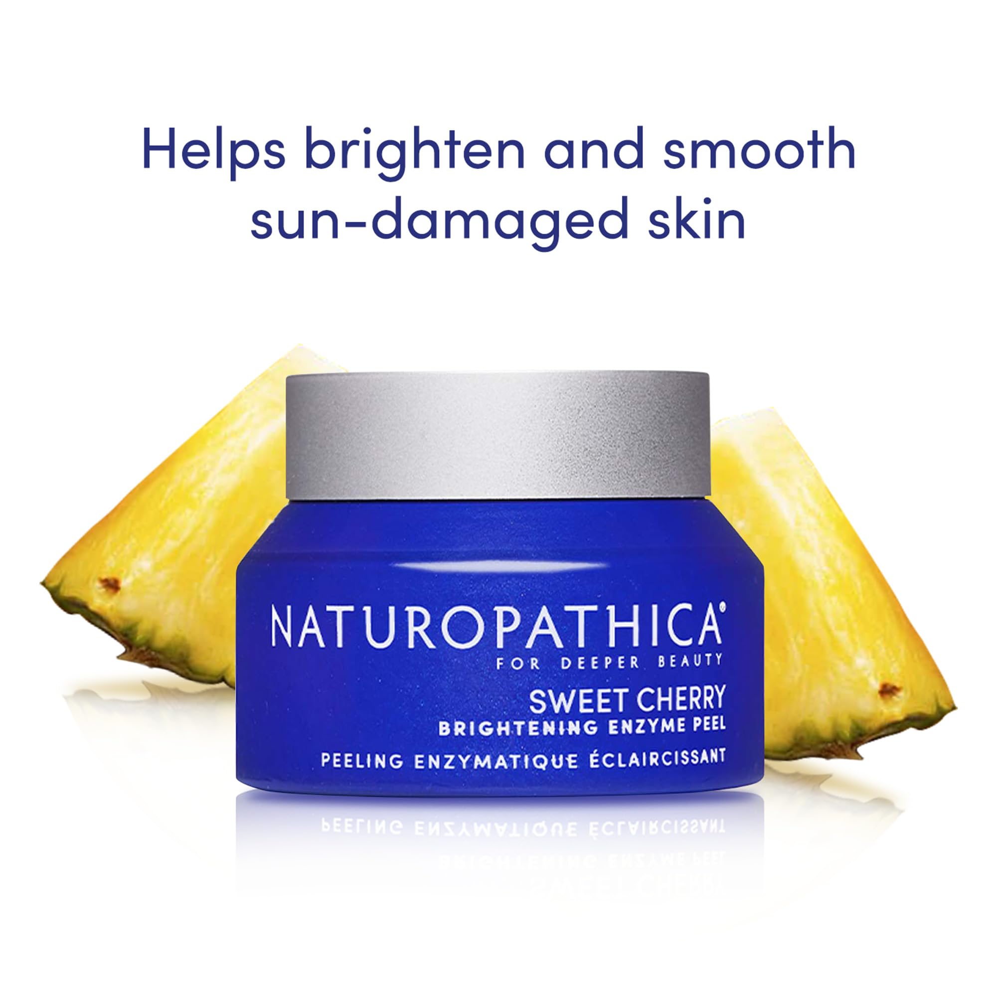 Naturopathica Sweet Cherry Brightening Enzyme Peel used in the shower with steam activation