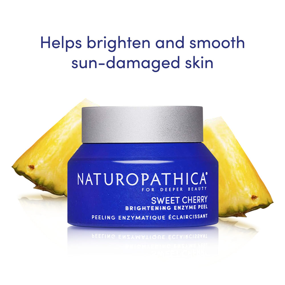Naturopathica Sweet Cherry Brightening Enzyme Peel used in the shower with steam activation