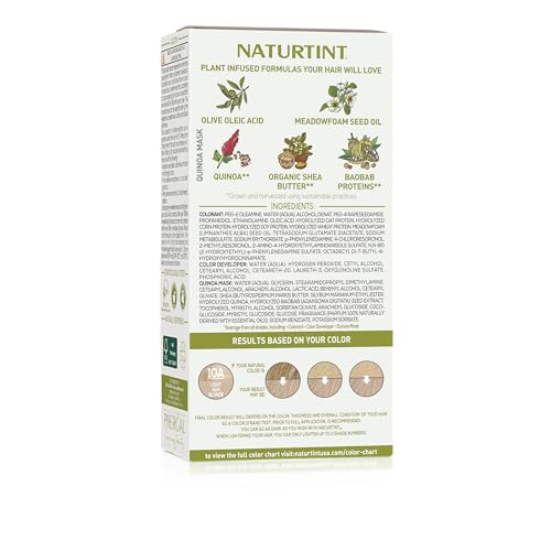 Naturtint 10A color mix swirls reveal rich, long-lasting shade with plant-based formula