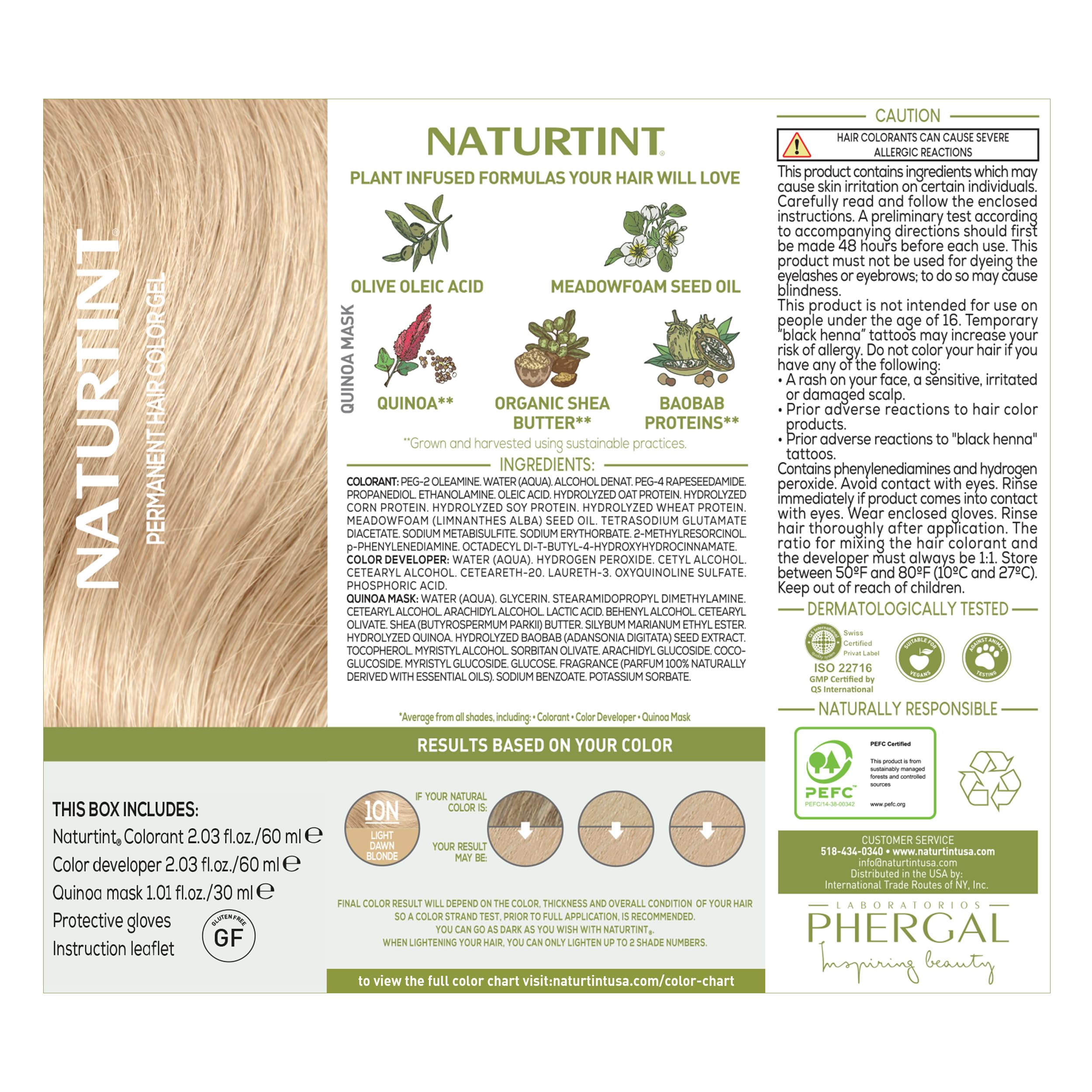 Naturtint 10N Light Dawn Blonde application brush demonstrates precise, even at-home color application.