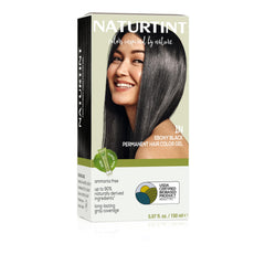 Naturtint 1N Ebony Black color swatch for easy at-home shade comparison.