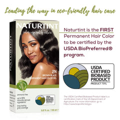 Naturtint 2N Brown Black gloves indicate clean, precise home coloring