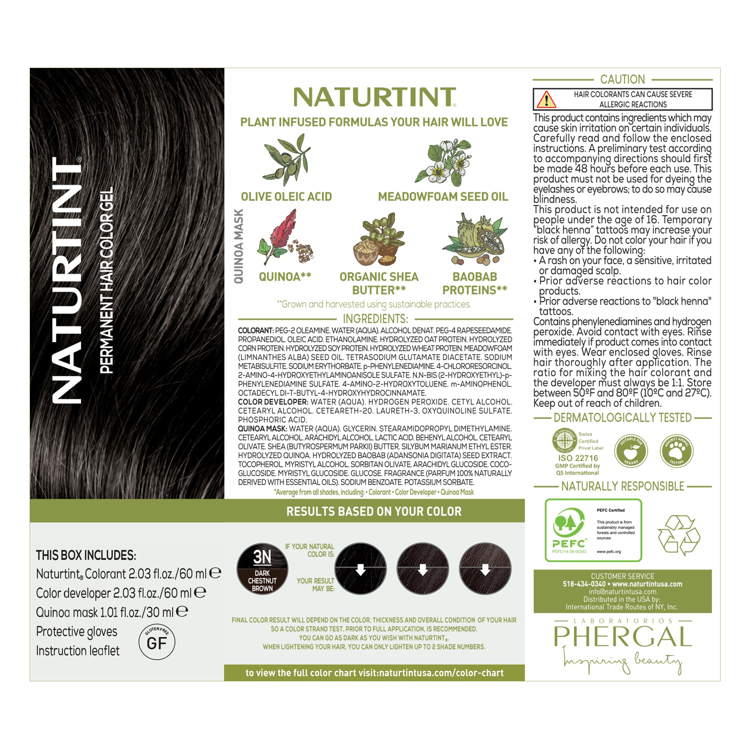 Naturtint 3N plant-based ingredients support healthier-looking hair