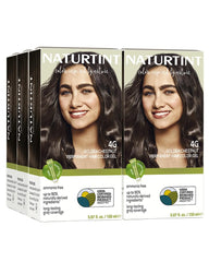 Naturtint 4G Golden Chestnut color swatch demonstrates natural shade for at-home color.