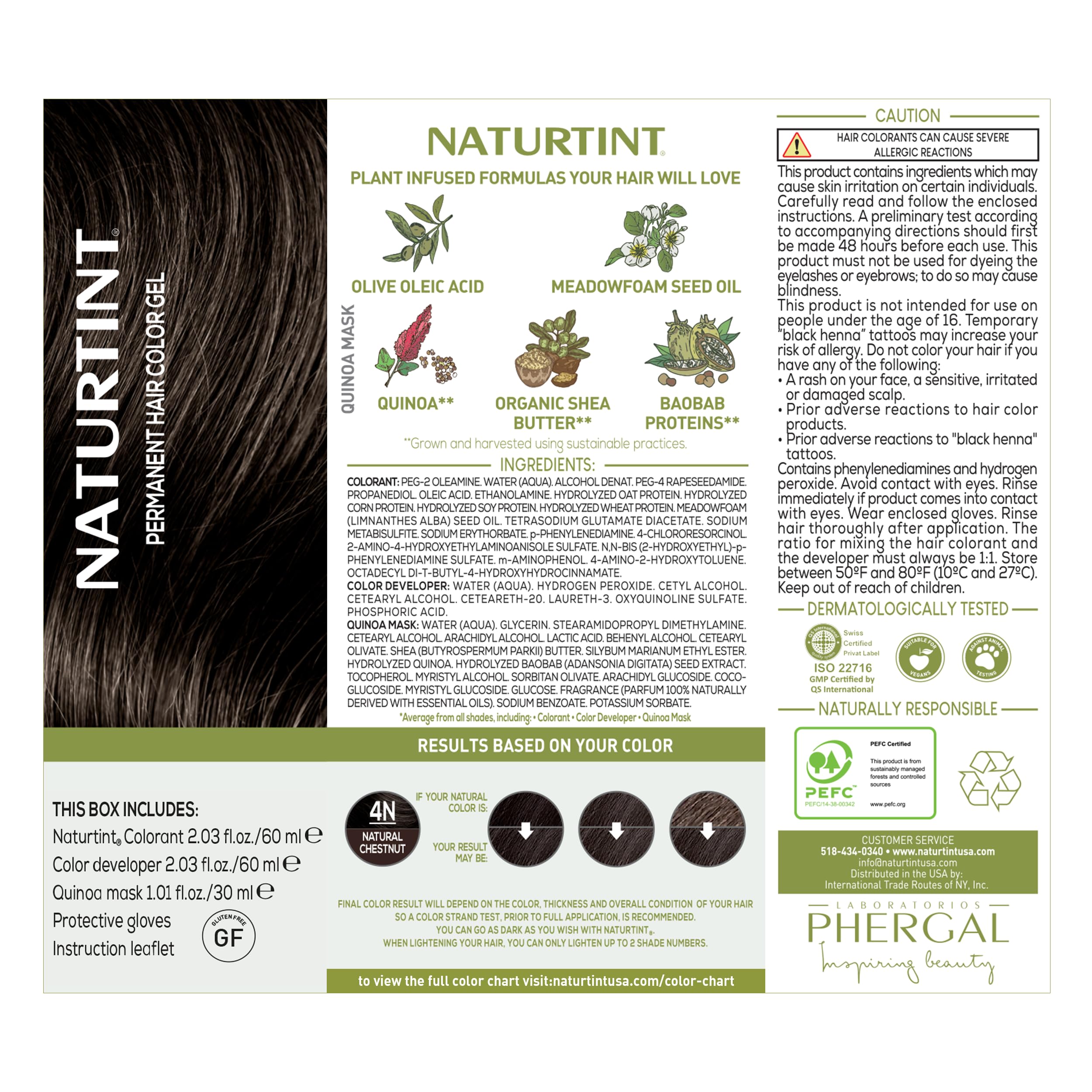 Naturtint 4N color process image highlights even, coverage-ready results.