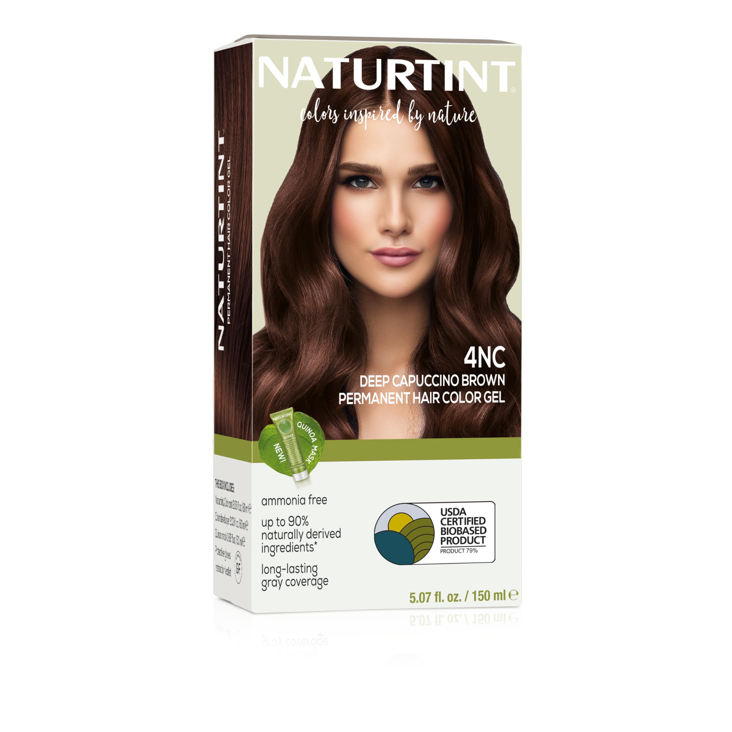 Naturtint 4NC Deep Cappuccino bottle pour for at-home color