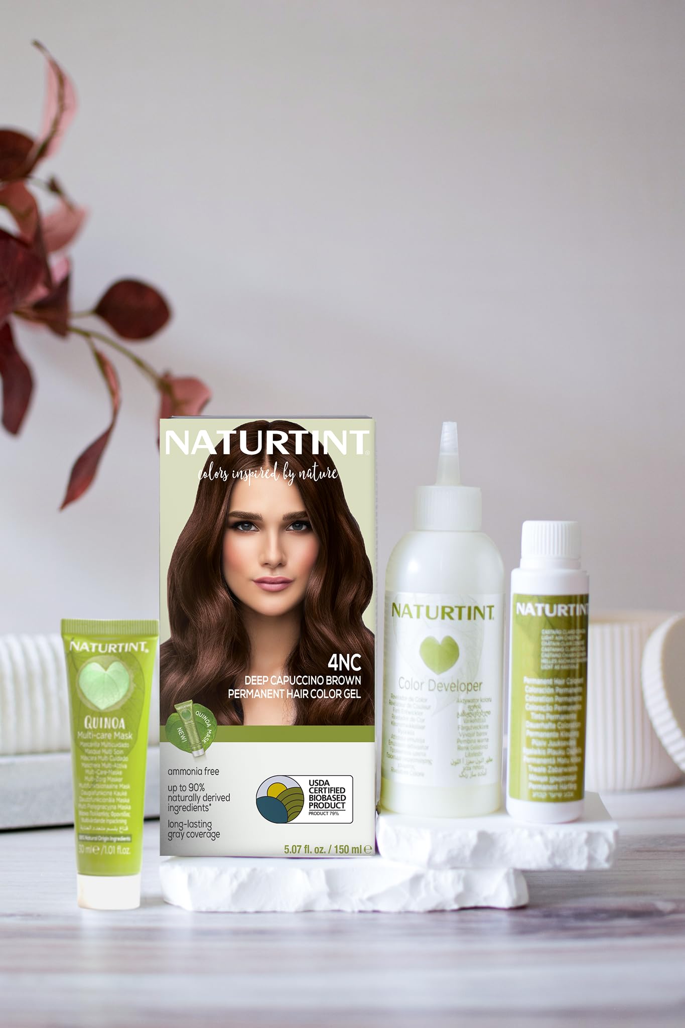 Naturtint 4NC Deep Cappuccino color mix bowl for easy prep