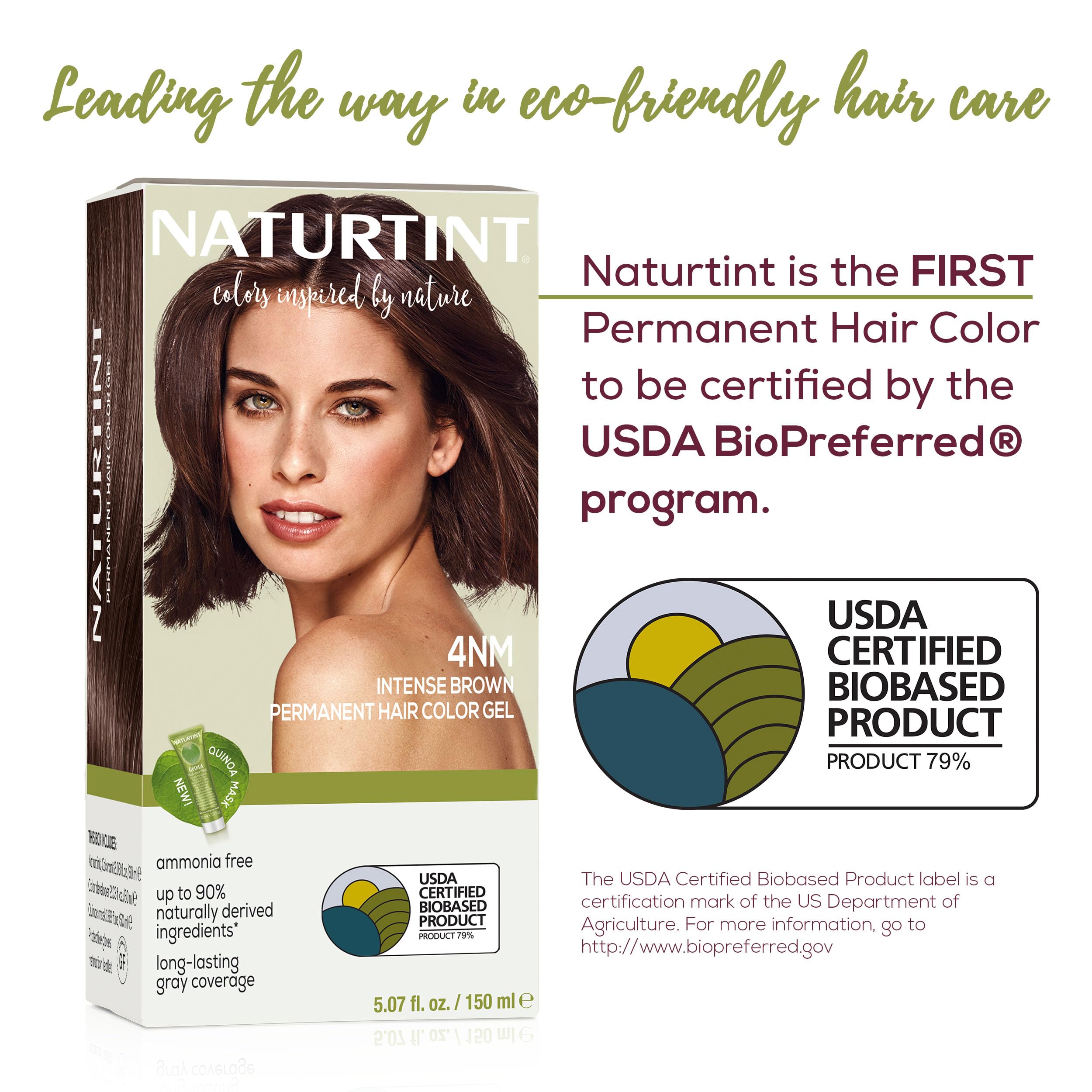Naturtint 4NM Intense Brown cream mix demonstrates creamy consistency for even coverage.