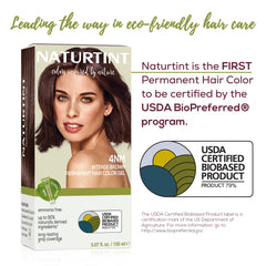 Naturtint 4NM Intense Brown cream mix demonstrates creamy consistency for even coverage.