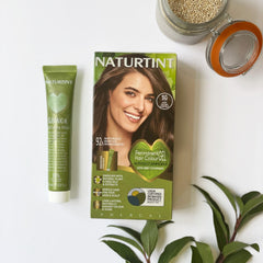 Naturtint 5G color swatches show natural brunette tone