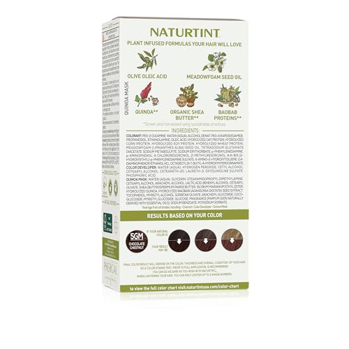 Naturtint 5GM Chocolate Chestnut box opened reveals easy at home color kit