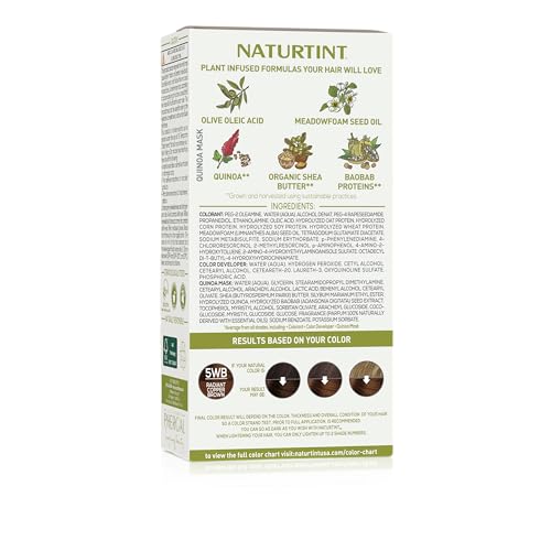 Naturtint 5WB application steps show easy, mess-free at-home color