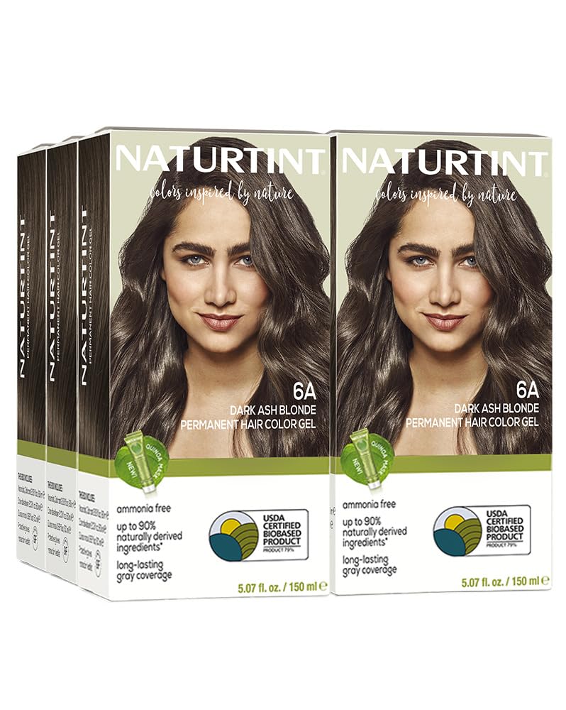 Naturtint 6A Dark Ash Blonde color-application for even at-home coverage