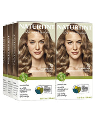 Naturtint 7G Golden Blonde bottle showing ammonia-free color for at-home results
