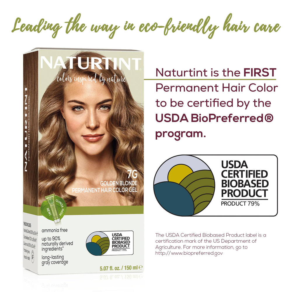 Naturtint 7G Golden Blonde gloves for safe handling during color application