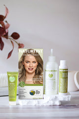 Naturtint 7N Hazelnut Blonde at-home application for easy color at home