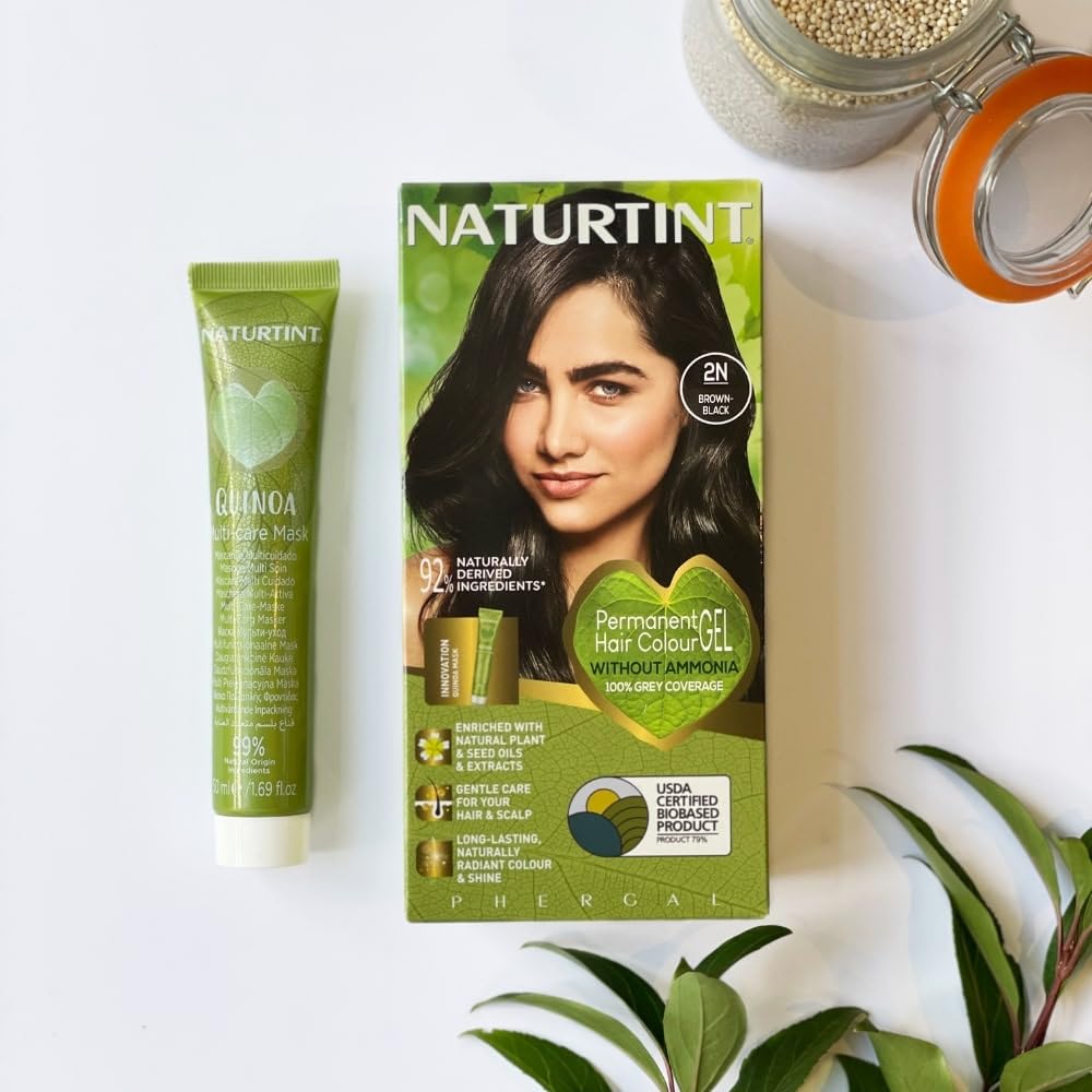 Naturtint ammonia-free-formula-graphic signals a milder, ammonia-free color experience.