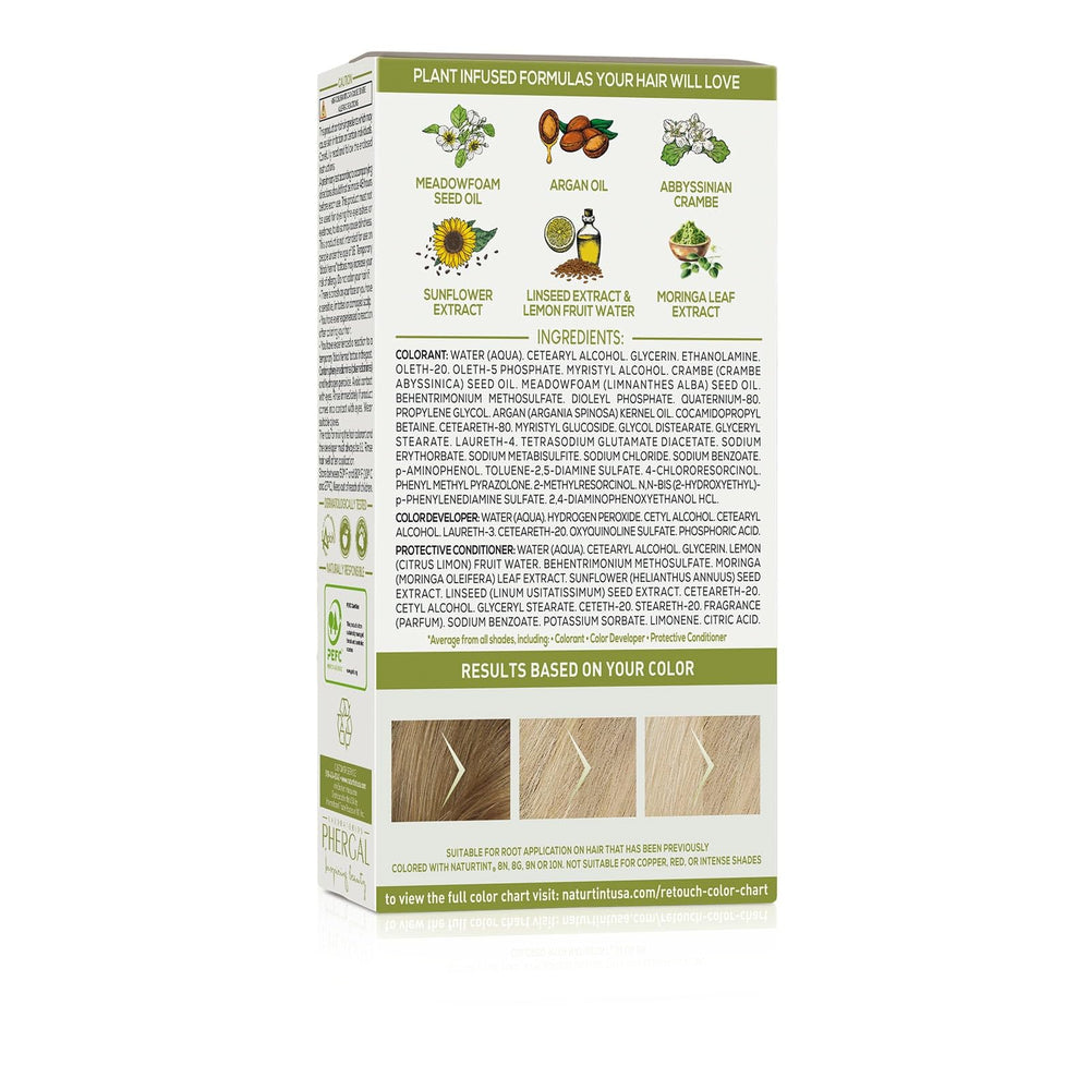Naturtint ammonia-free formula highlighted for gentle color application