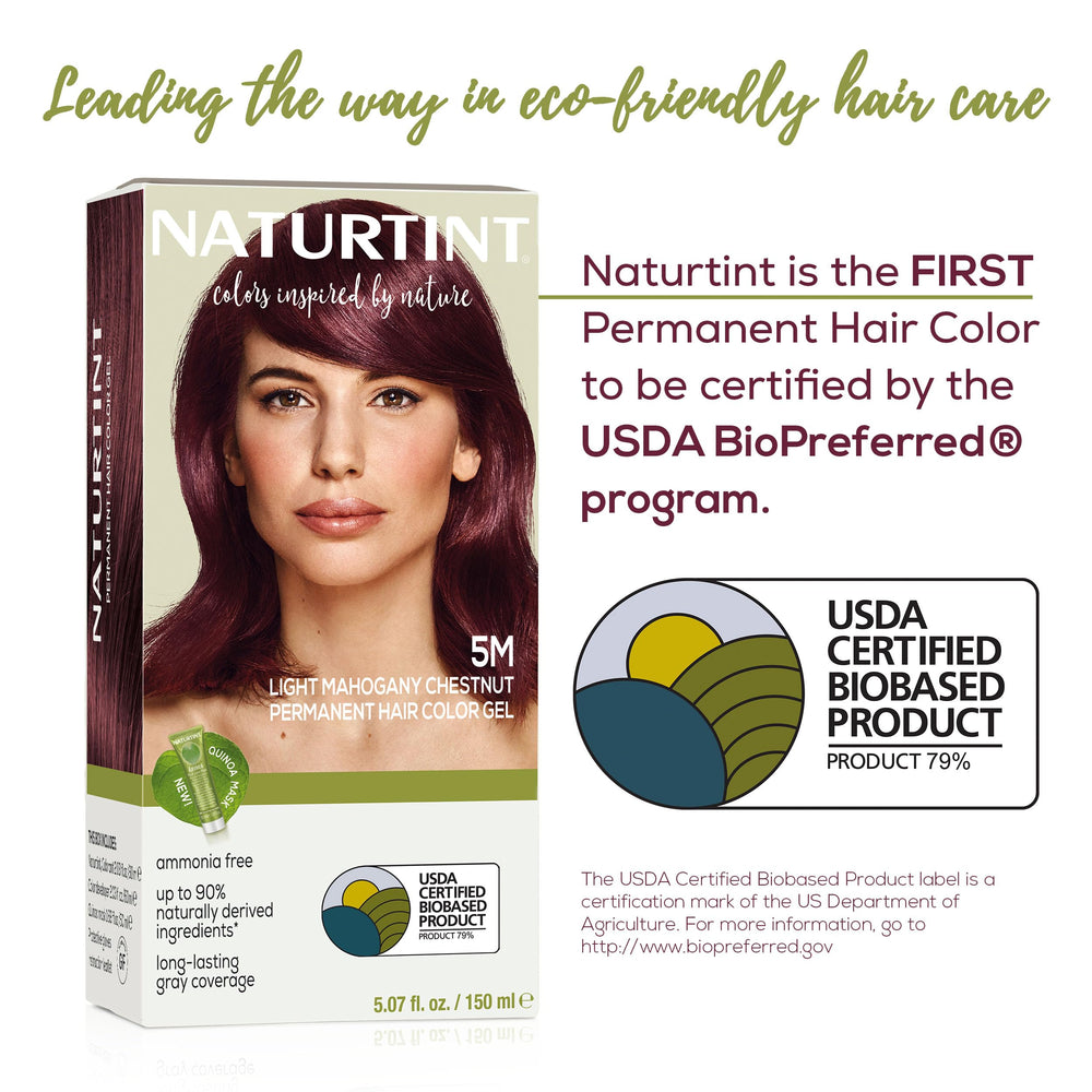 Naturtint bottle with vegan cruelty-free icons communicates brand values for conscious shoppers