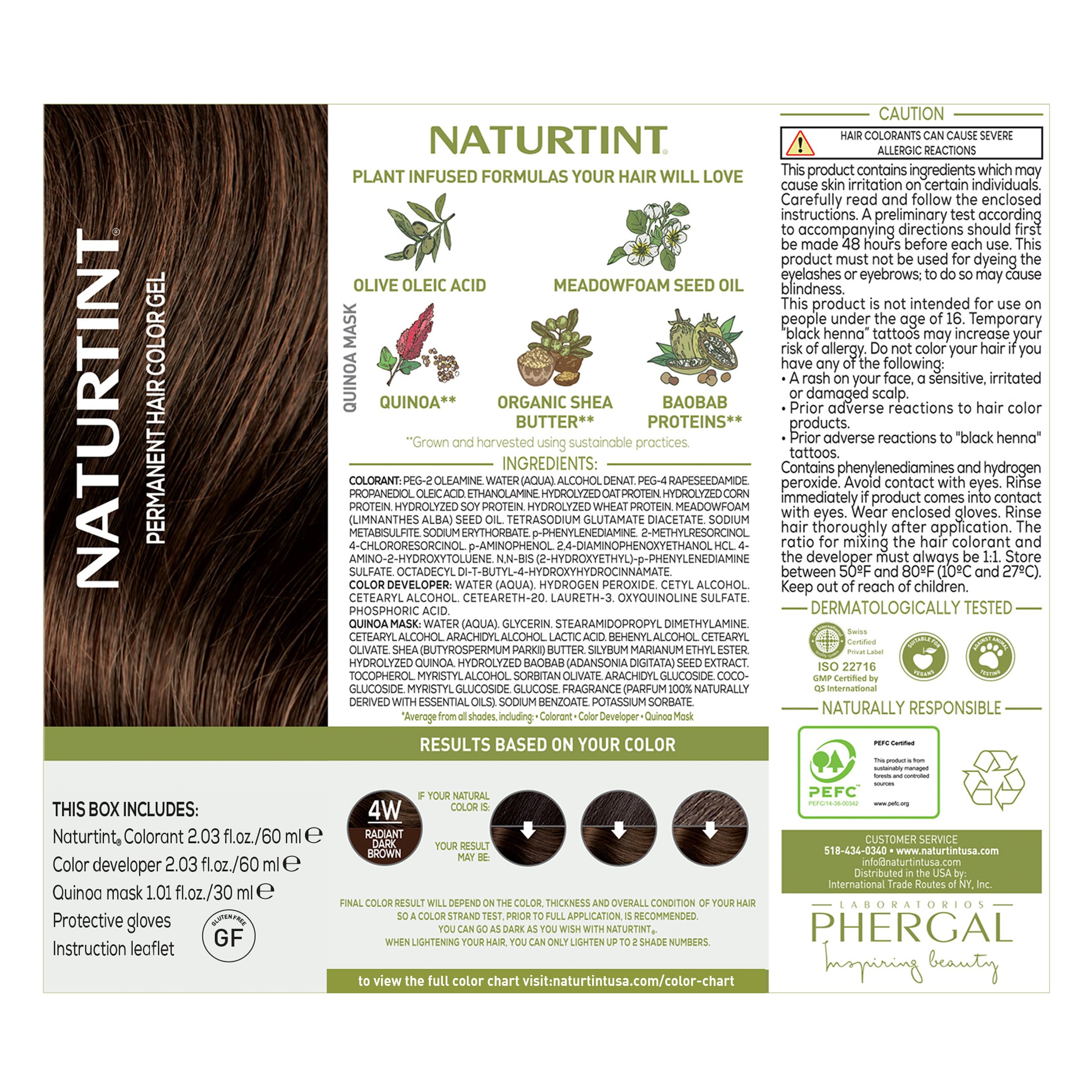 Naturtint at-home color application on hair illustrates salon-like results.