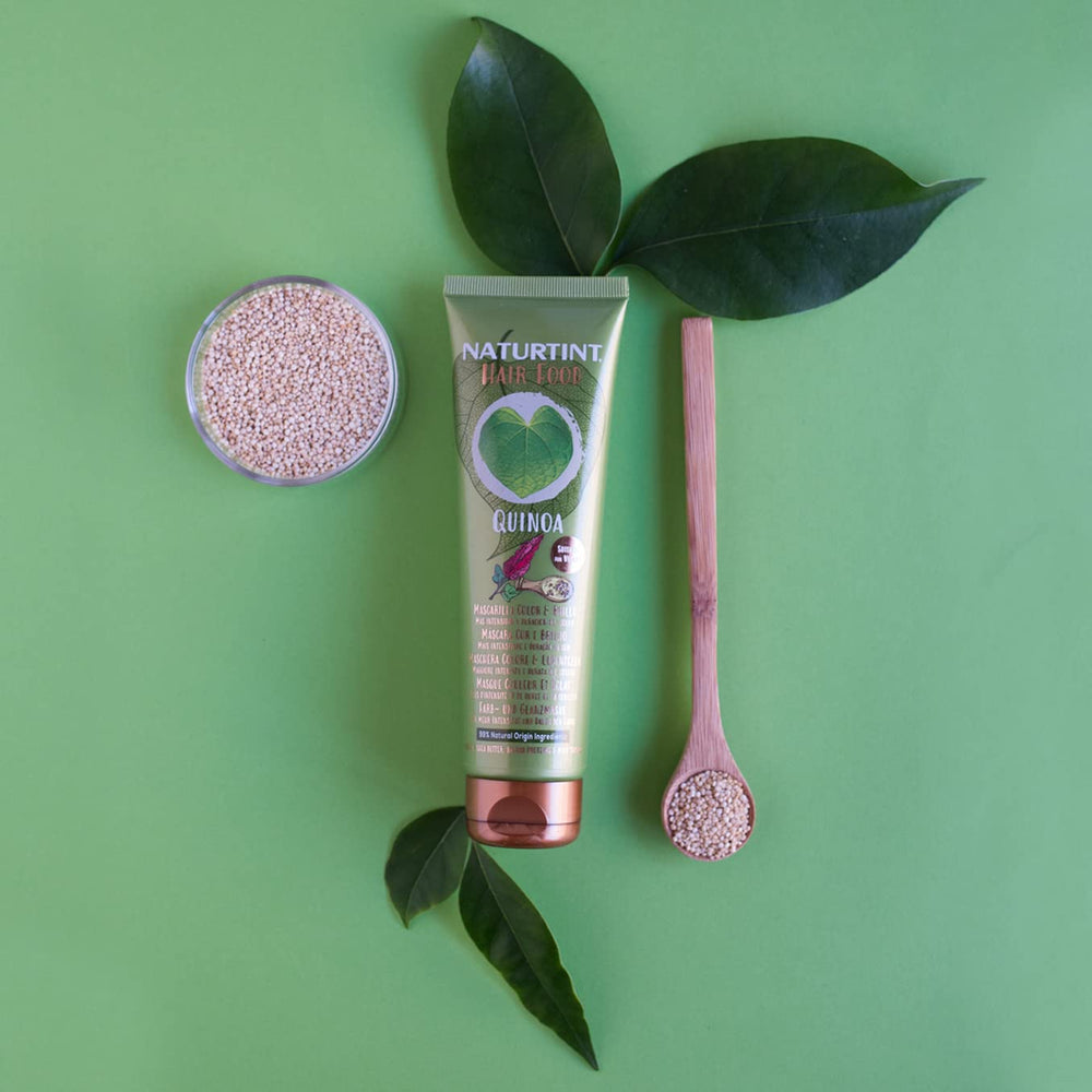 Naturtint hair food deep-conditioning mask after-use reveal of silky finish.