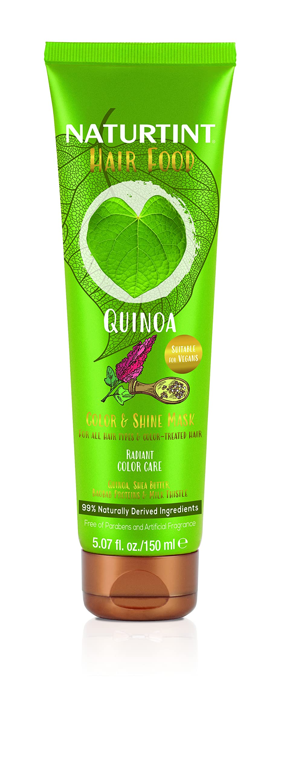 Naturtint hair food deep-conditioning mask jar closeup for nourishing hydration.