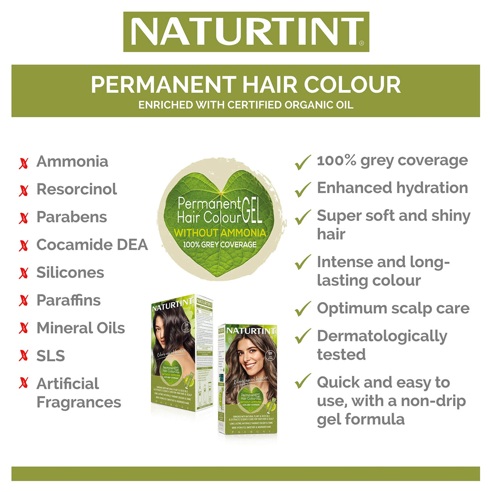 Naturtint long-lasting-color-wear-test shows shade stays true over time.